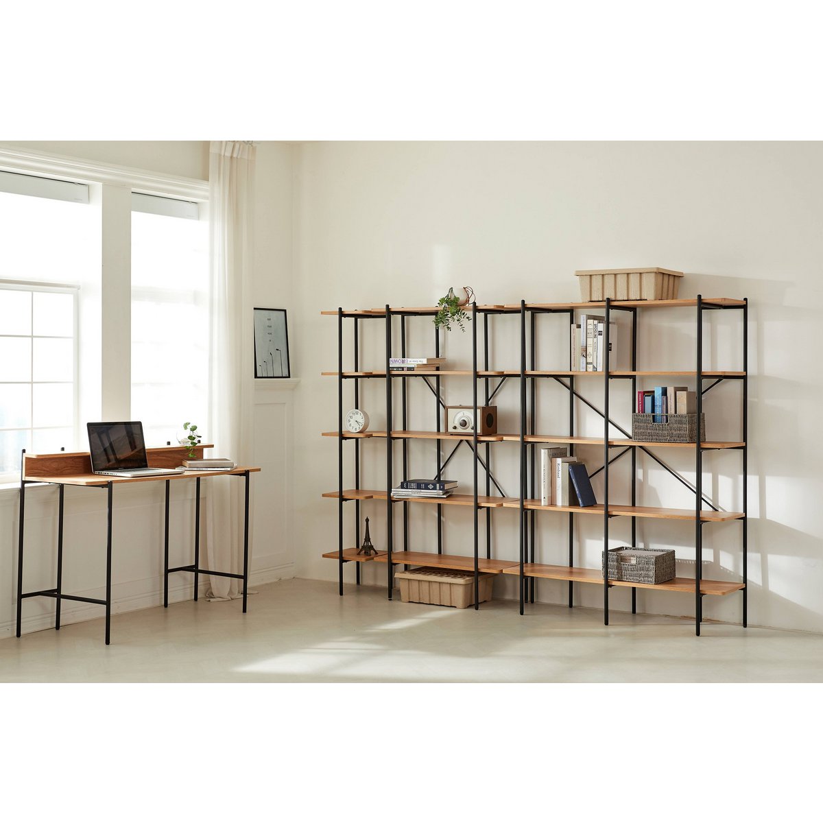 Schreibtisch mit Ablage, 120 × 46 cm | VIA X SELECTION