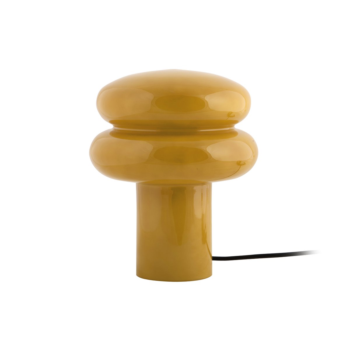 Leitmotiv Incesante Double Ring Tischleuchte aus Glas in in Gelb | VIA X SELECTION