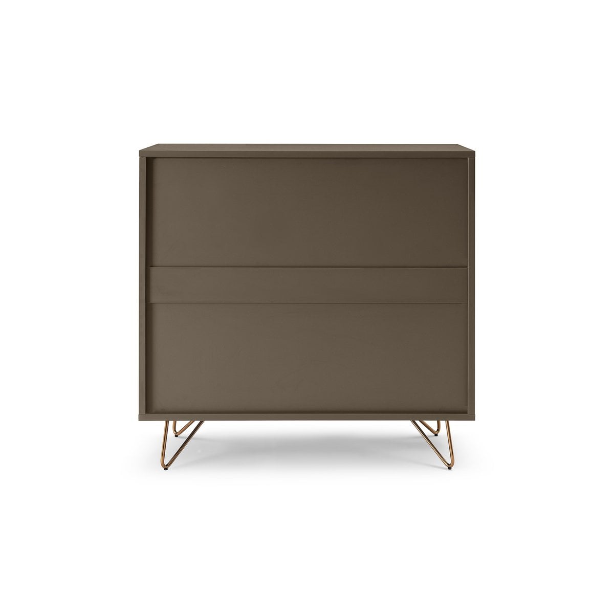 Kommode grau mit 4 Schubladen, 40 × 90 × 90 cm | VIA X SELECTION