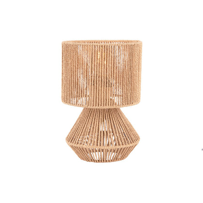 Leitmotiv Forma Tischleuchte aus Jute in in Beige | VIA X SELECTION