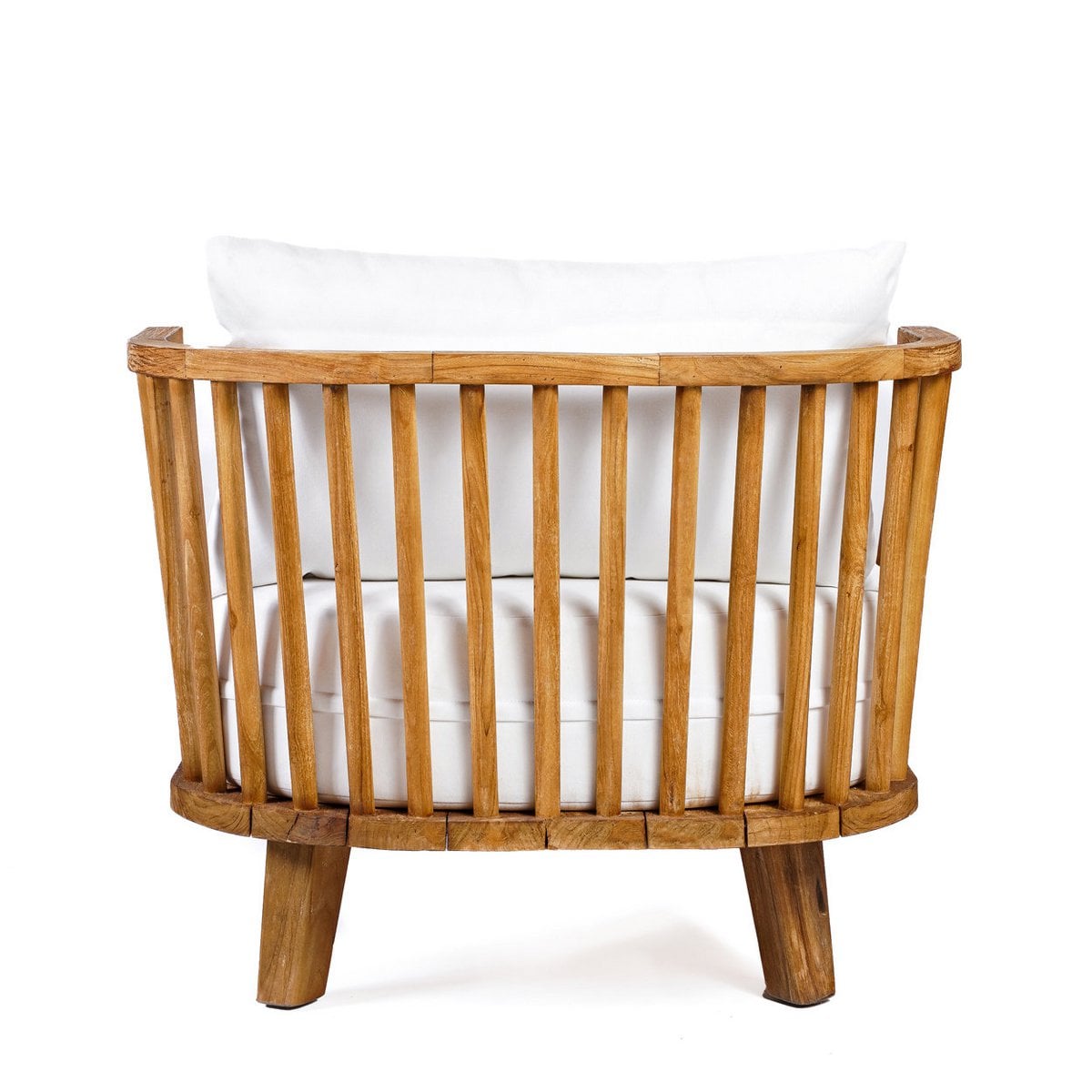 Daybed aus recyceltem Teakholz mit Outdoor-Kissen | VIA X SELECTION