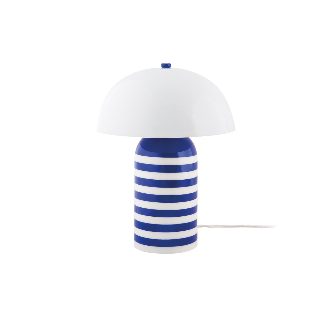 Leitmotiv Retro Striped Tischleuchte in in Blau | VIA X SELECTION