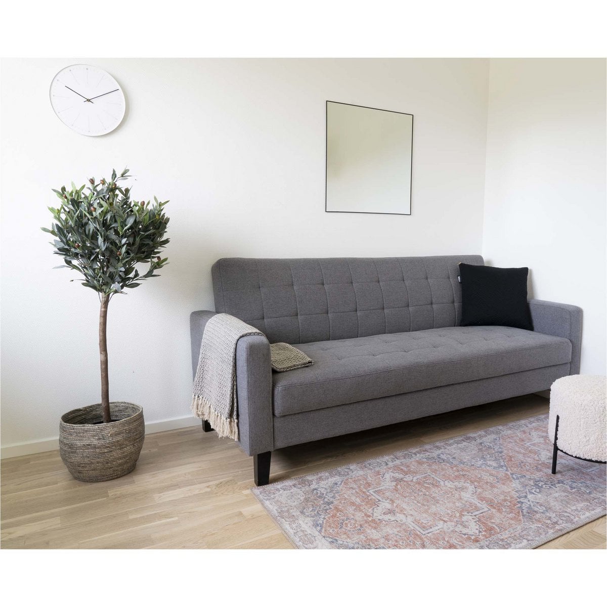 Läufer aus Chenille-Polyester blau-orange, 80 × 200 cm | VIA X SELECTION