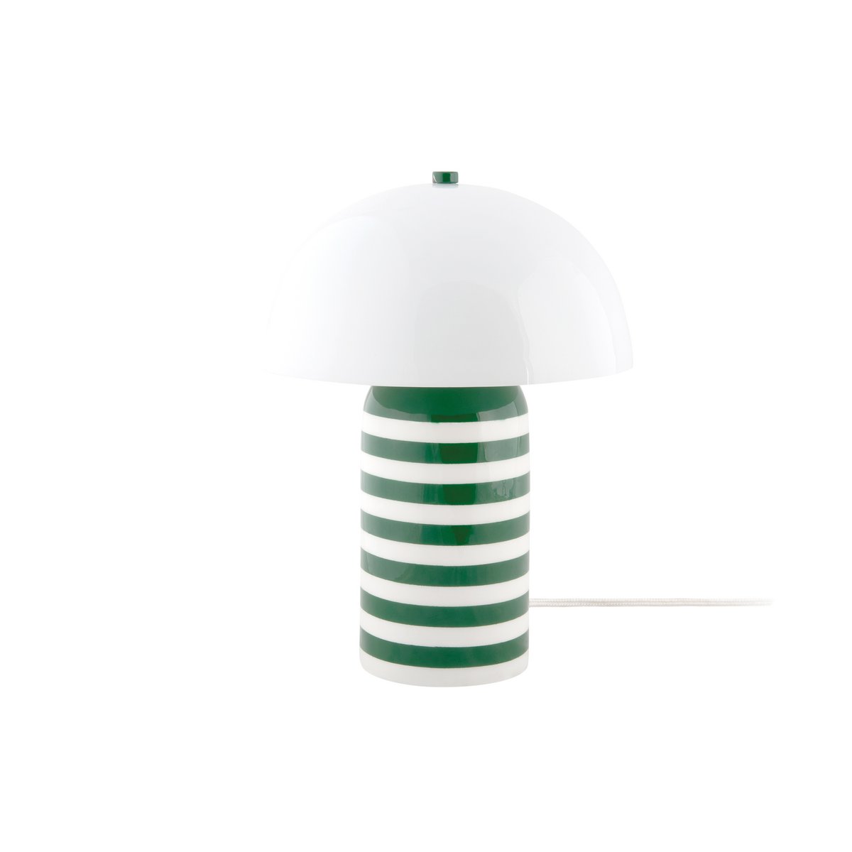 Leitmotiv Retro Striped Tischleuchte in Grün | VIA X SELECTION