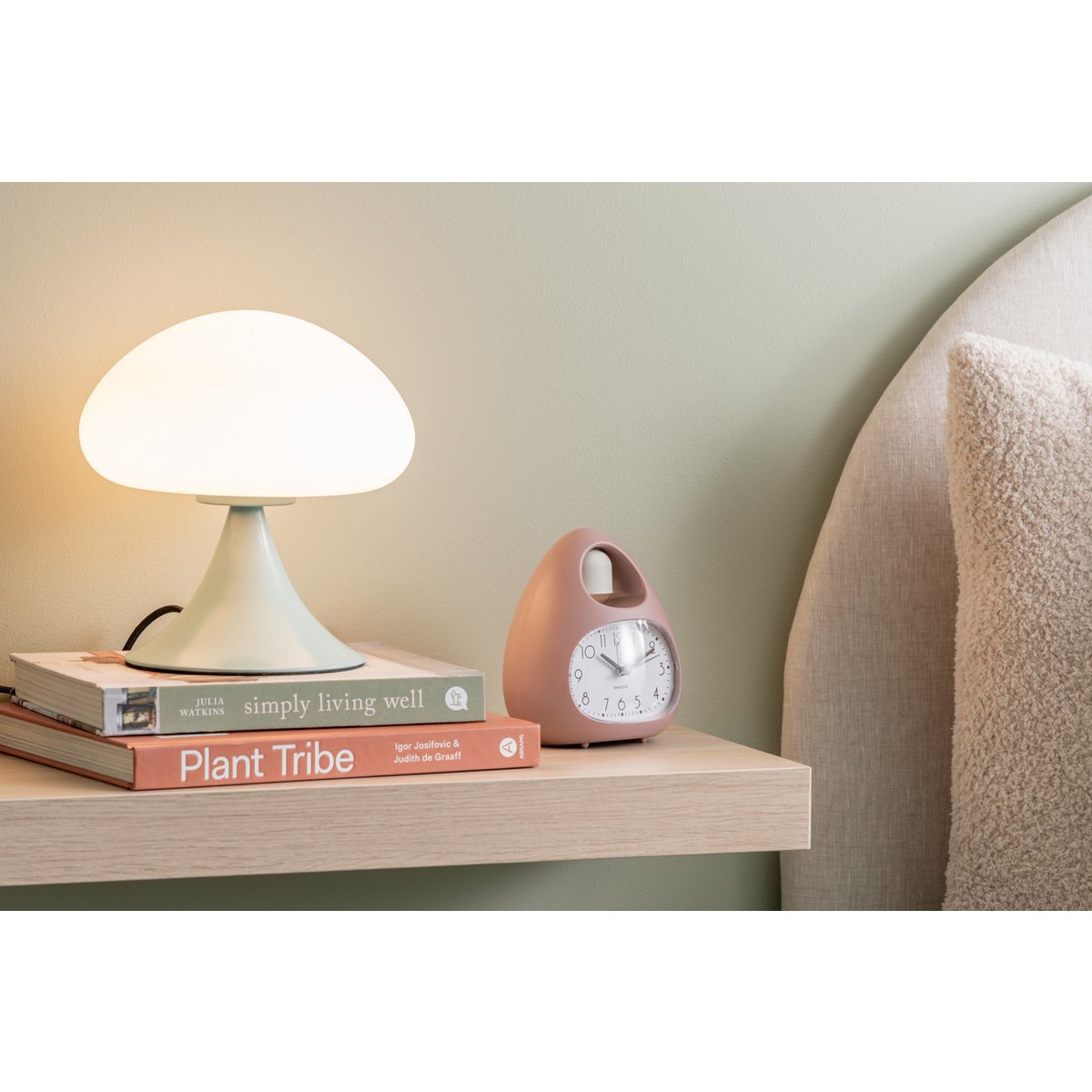 Leitmotiv Mushroom Tischleuchte aus Glas in in Blau | VIA X SELECTION