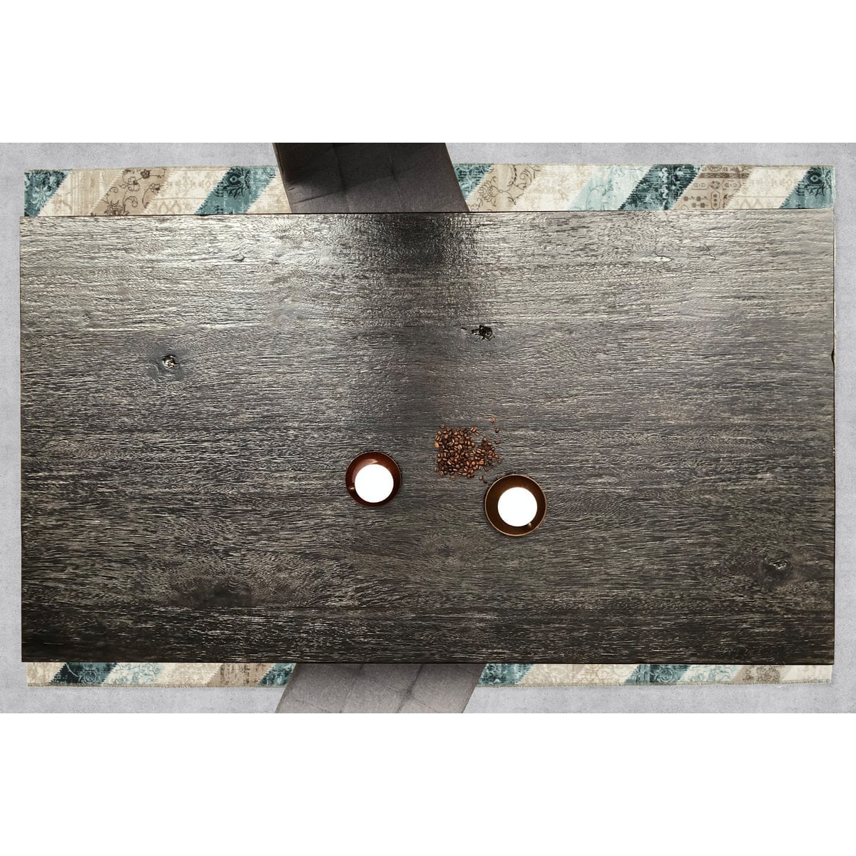 Esstisch recyceltes Teak zweifarbig, 160 × 90 cm | VIA X SELECTION