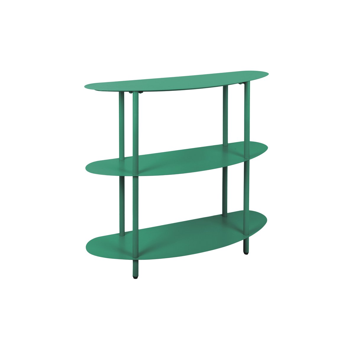 Metallschrank im Retro-Stil, grün, 90 ×, 28 × 82 cm | VIA X SELECTION