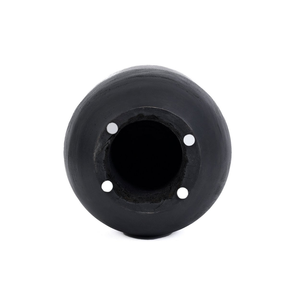 Hocker aus Suarholz schwarz mit glatter Form | VIA X SELECTION