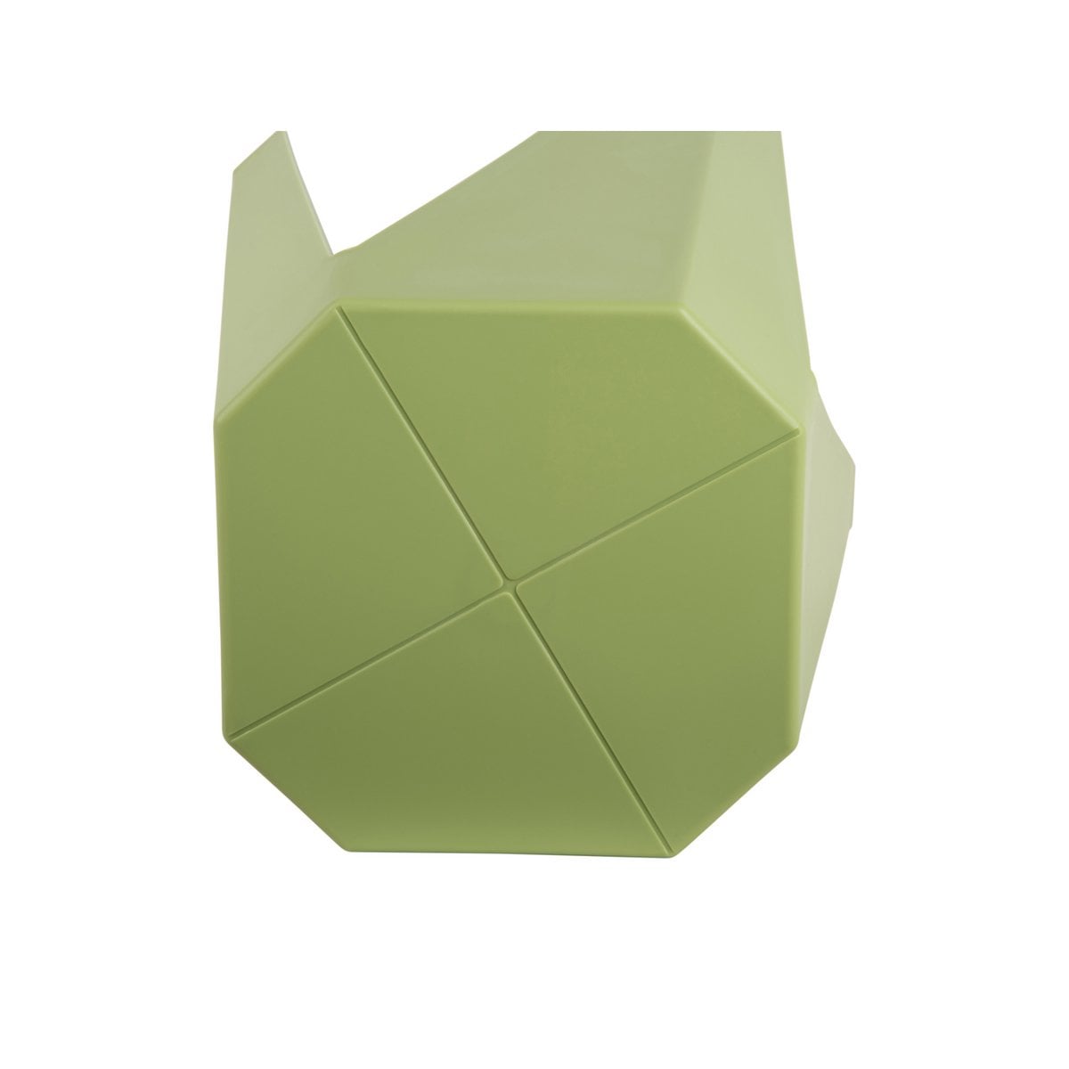 Kompakter Kunststoffhocker Grün | VIA X SELECTION