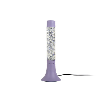 Leitmotiv Astro Glitter Tischleuchte aus Glas in Lila | VIA X SELECTION