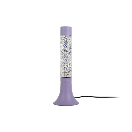 Leitmotiv Astro Glitter Tischleuchte aus Glas in Lila | VIA X SELECTION