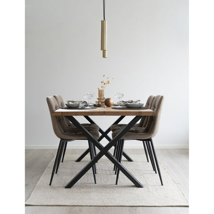 Teppich aus recyceltem PET sand, 140 × 200 cm | VIA X SELECTION