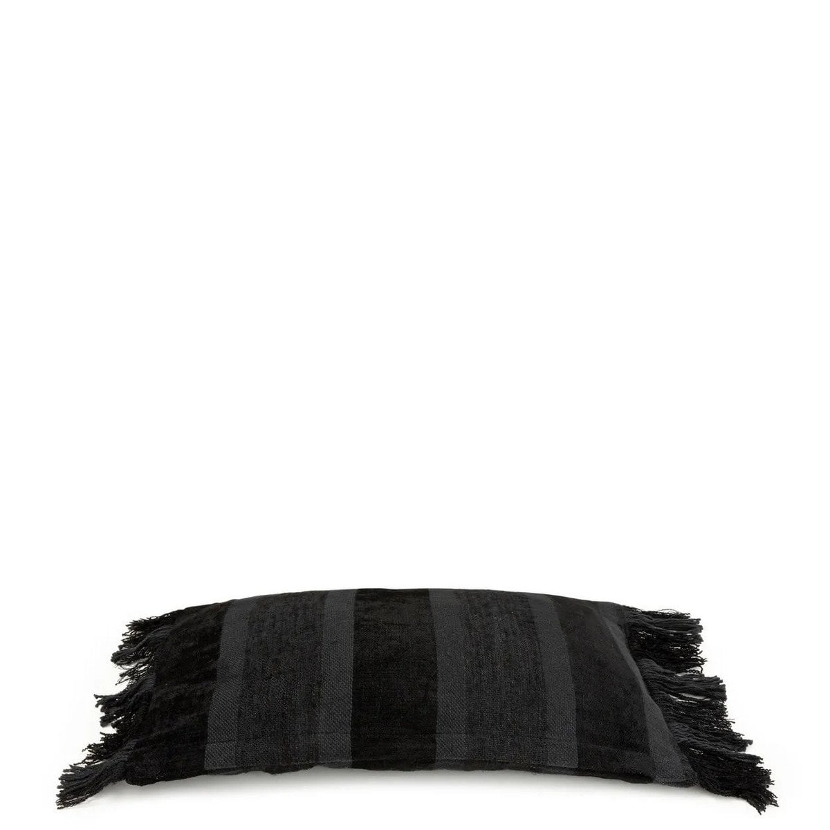 Kissenbezug aus Samt in Schwarz, 30 × 50 cm | VIA X SELECTION