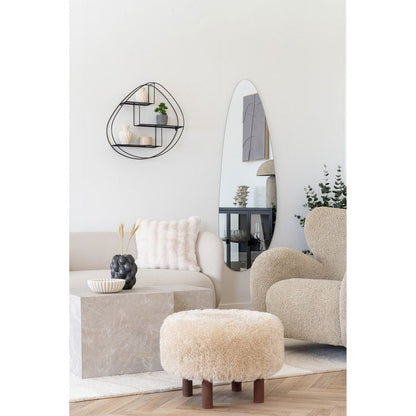 Quadratischer Pouf Beige-Braun | VIA X SELECTION