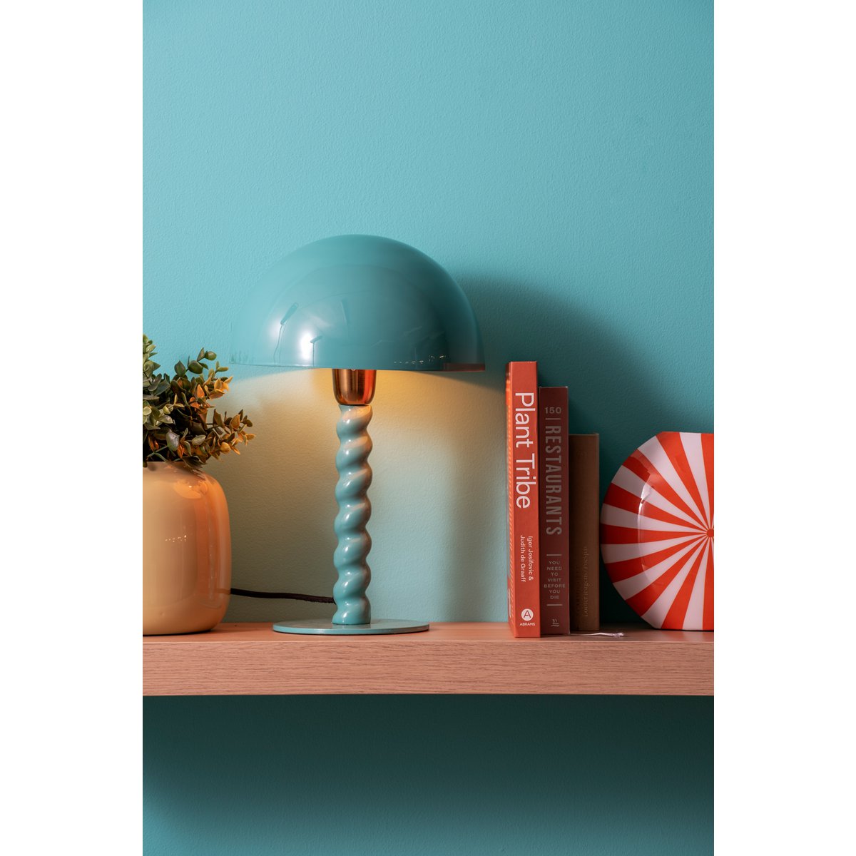 Leitmotiv Rush Tischleuchte in in Blau | VIA X SELECTION