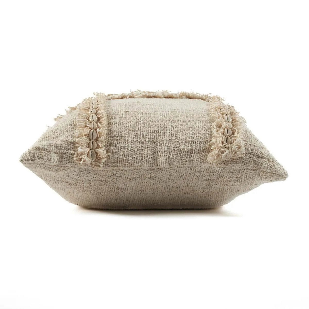 Kissenbezug aus Baumwolle in Naturton, 50 × 50 cm | VIA X SELECTION
