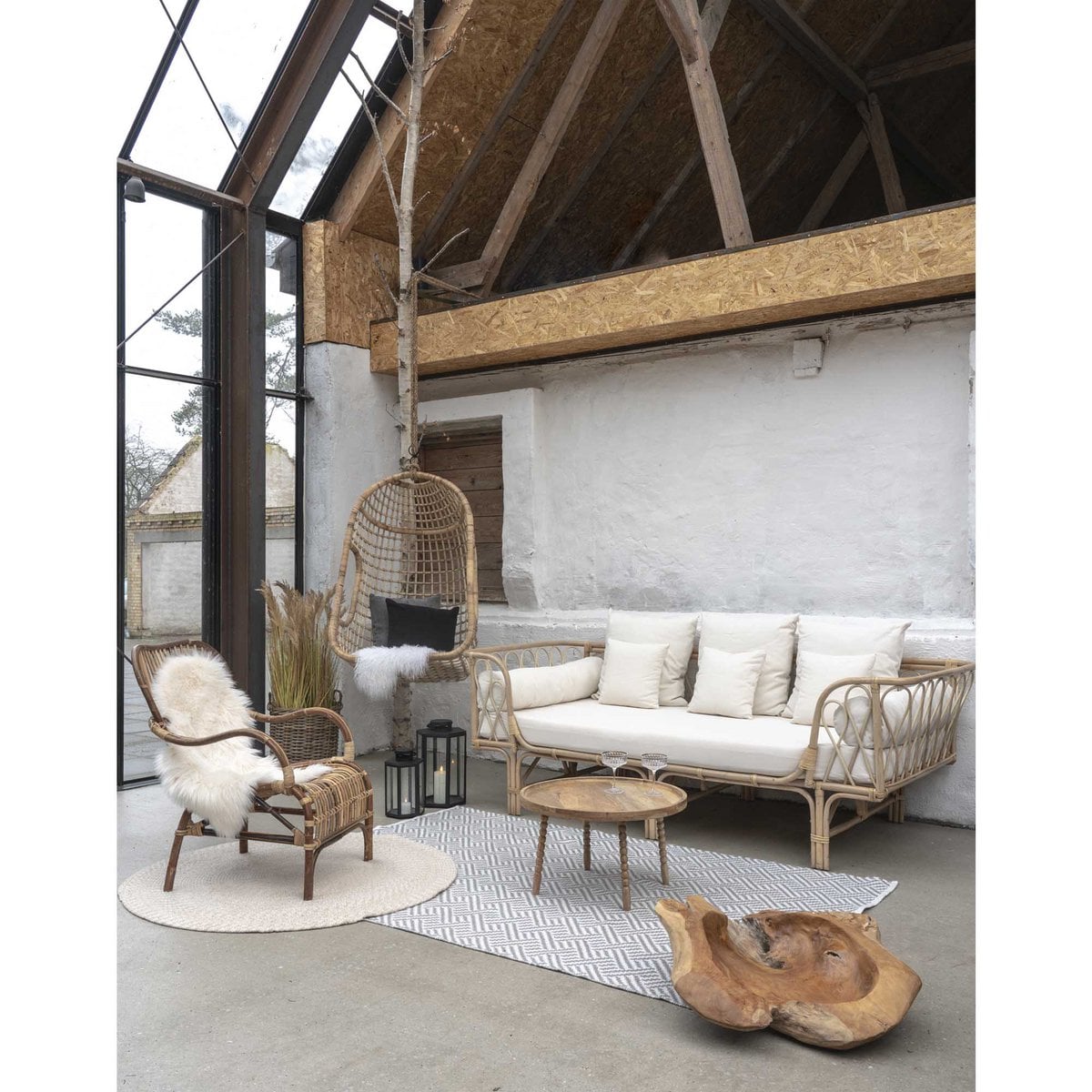 Runder Couchtisch aus Mangoholz, Ø, 60 × 35 cm | VIA X SELECTION