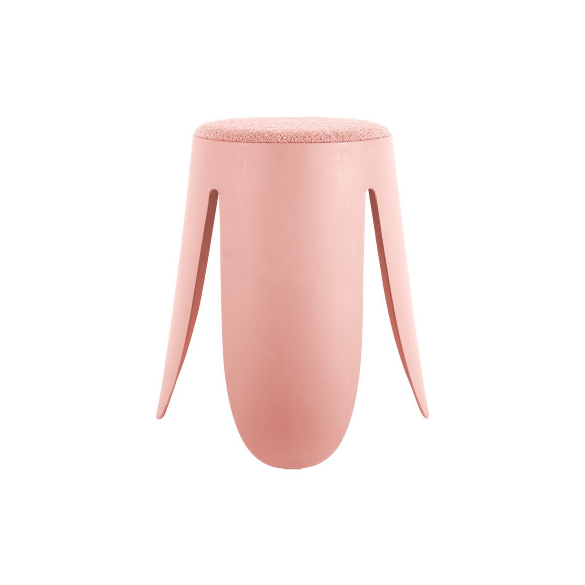 Runder Teddy-Hocker Rosa | VIA X SELECTION