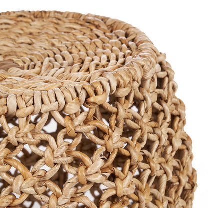 Geflochtener Hocker aus Bananenblatt in Natur | VIA X SELECTION