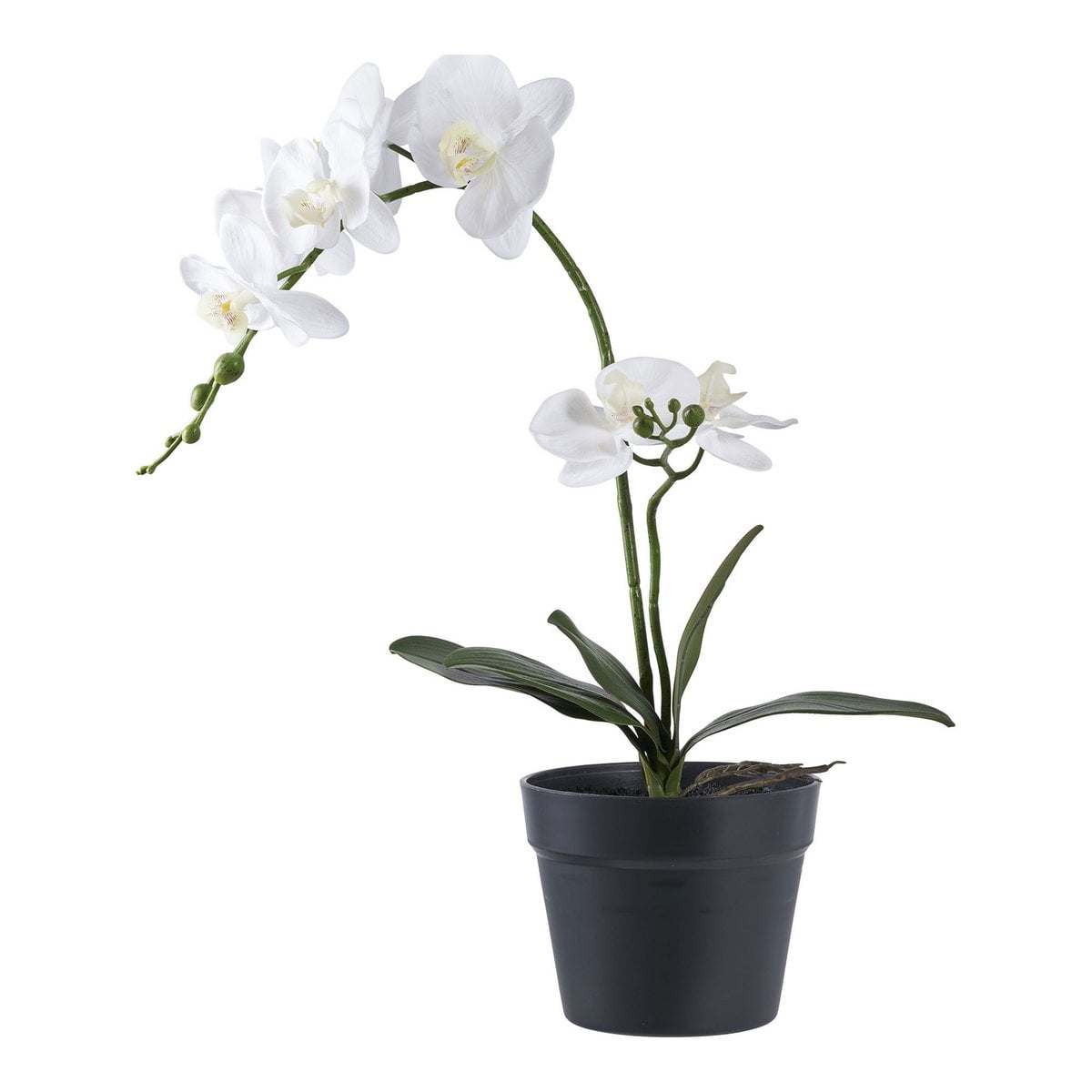 Orchidee Kunstblume weiß 47 cm | VIA X SELECTION