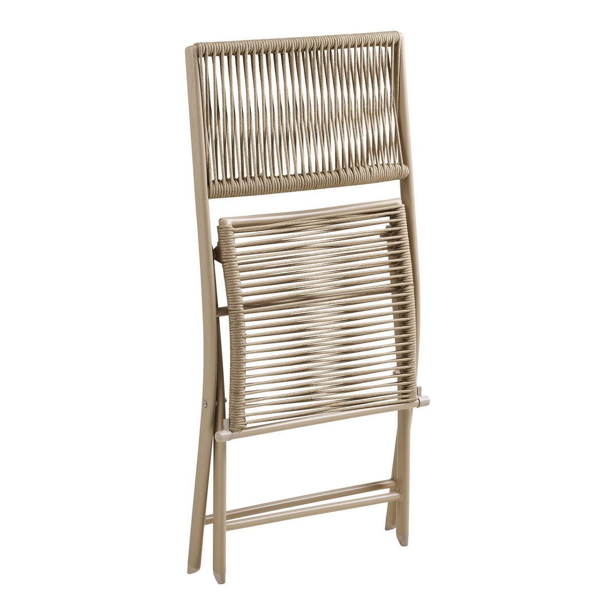Bistro-Set in Taupe mit zwei Stühlen und Tisch | VIA X SELECTION