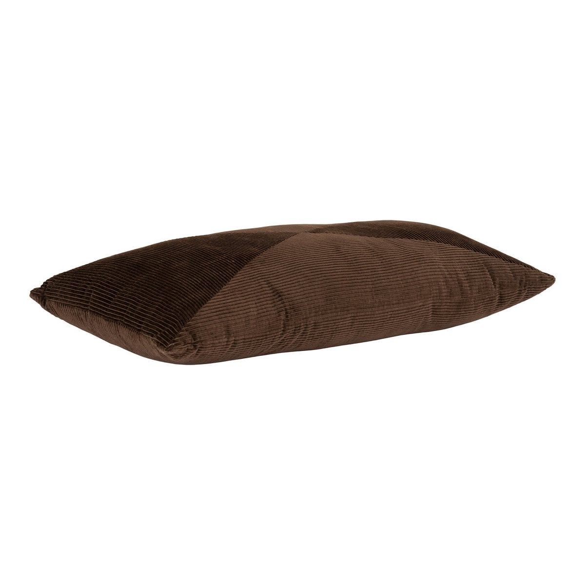 Kissen aus Baumwolle braun mit Struktur, 30 × 60 cm | VIA X SELECTION