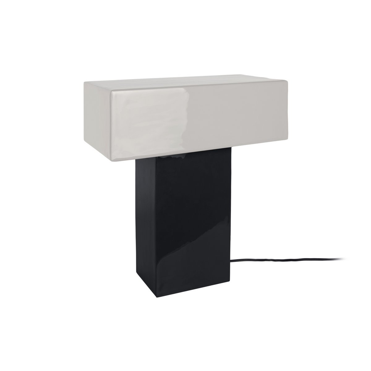 Leitmotiv Grato Recto Tischleuchte in Schwarz | VIA X SELECTION