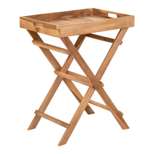 Tabletttisch aus Teak 29 × 39 × 49,5 cm | VIA X SELECTION