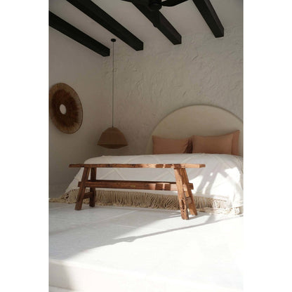 Sitzbank aus Holz natur 150 cm mit schmalem Format | VIA X SELECTION
