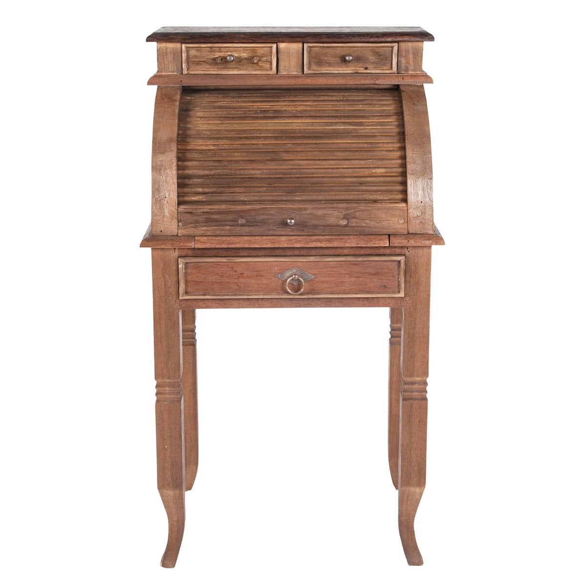 Sekretär aus recyceltem Teak mit Auszug 55 cm | VIA X SELECTION