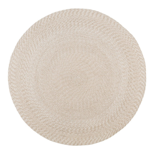 Runder Teppich aus recyceltem PET sand, Ø 180 cm | VIA X SELECTION