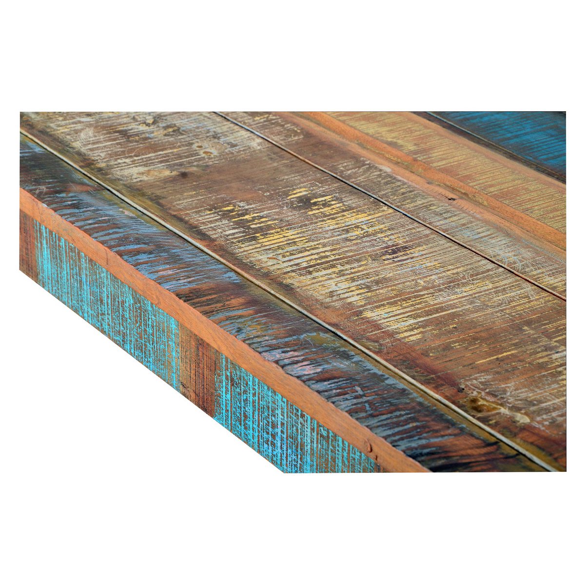 Esstisch Boots-Holz bunt, 140 × 70 cm | VIA X SELECTION