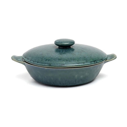 Serviertopf aus blauem Steinzeug | VIA X SELECTION