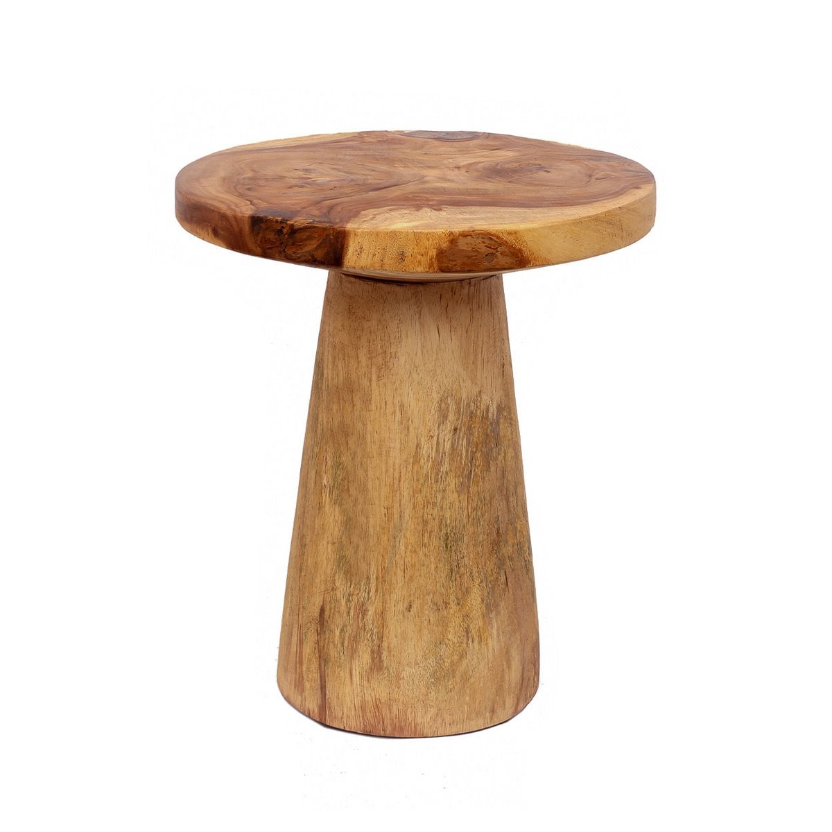 Konischer Beistelltisch aus Suarholz, 50 × 50 × 57 cm | VIA X SELECTION