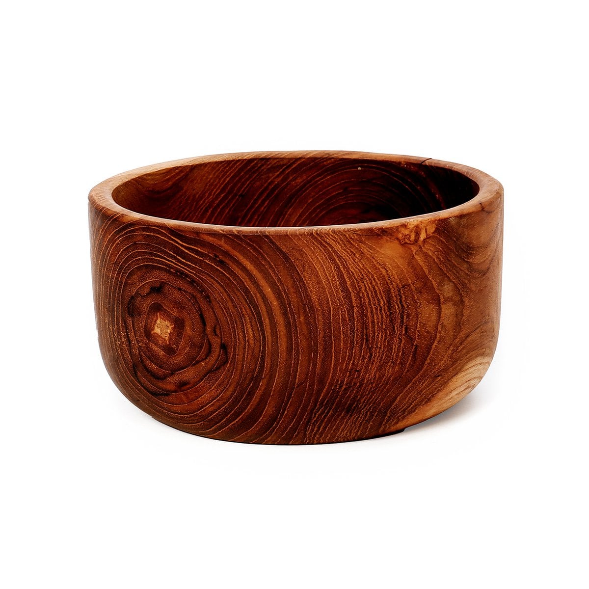Kleine Salatschale aus Teakwurzel, Ø 15 cm | VIA X SELECTION