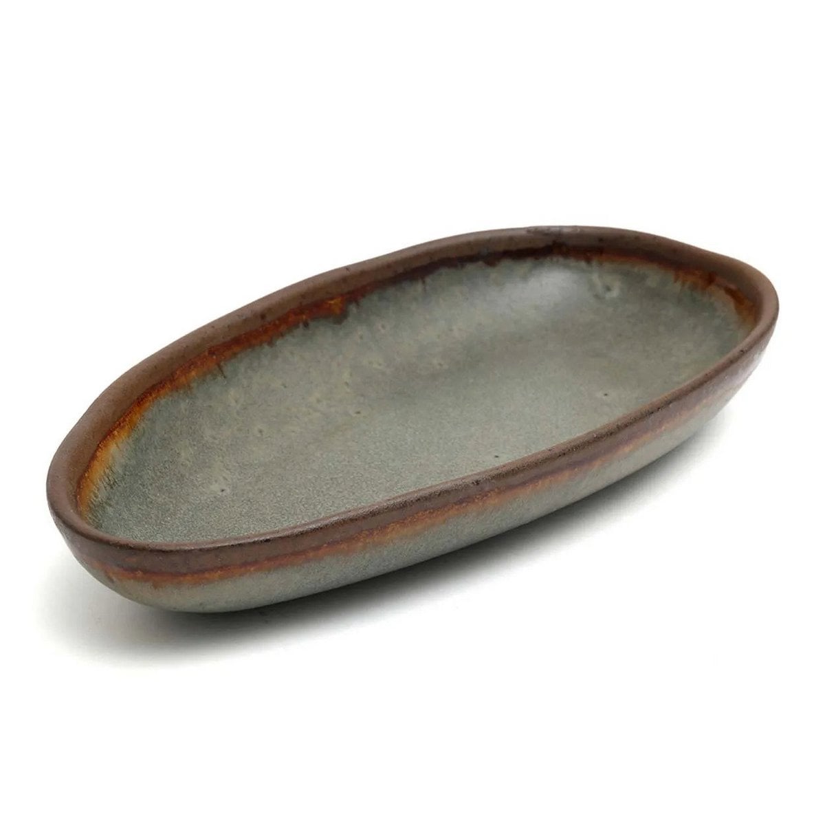 Servierplatte aus Steinzeug 23,5 × 12,5 cm | VIA X SELECTION