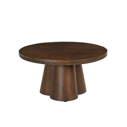 Runder Couchtisch aus Mangoholz, Ø, 80 × 40 cm | VIA X SELECTION