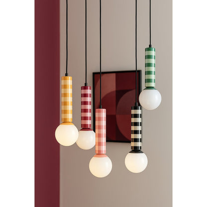 Leitmotiv Rayado Pendelleuchte in Rot | VIA X SELECTION