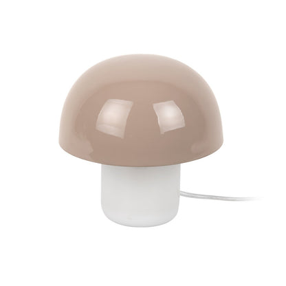 Leitmotiv Nuevo Mini Mushroom Tischleuchte mit Milchglasbasis in in Grau | VIA X SELECTION