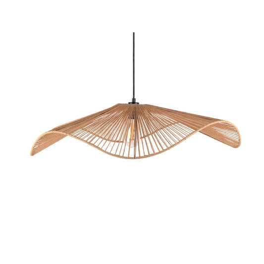 Leitmotiv Sombra Large Pendelleuchte aus Jute in Beige | VIA X SELECTION