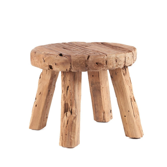 Rustikaler Beistelltisch aus Holz, 50 × 50 × 40 cm | VIA X SELECTION