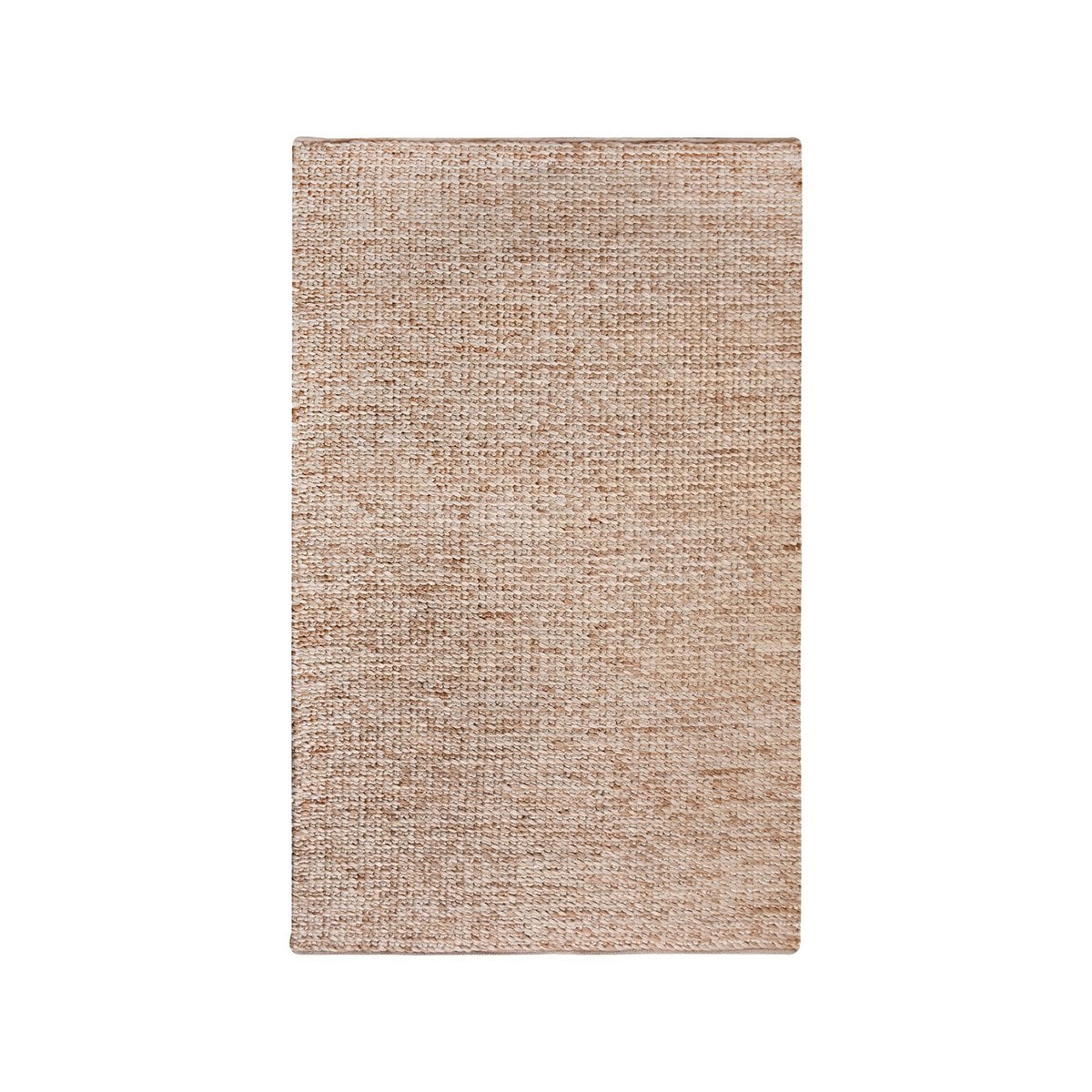 Handgewebter Teppich aus Jute und Baumwolle natur, 160 × 230 cm | VIA X SELECTION