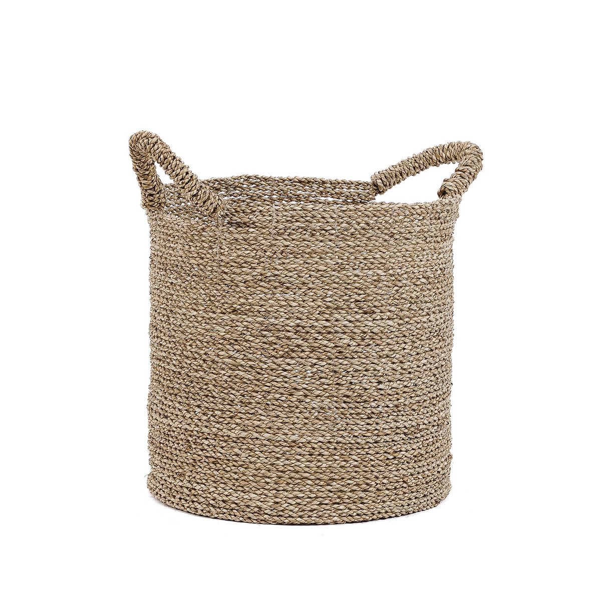 Korb aus Seegras natur, 37 × 37 × 47 cm | VIA X SELECTION