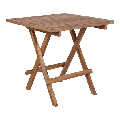 Beistelltisch aus Teakholz, 50 × 50 cm | VIA X SELECTION