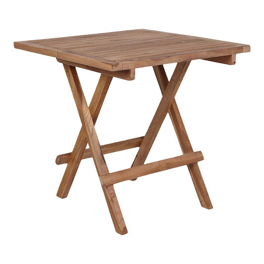 Beistelltisch aus Teakholz, 50 × 50 cm | VIA X SELECTION