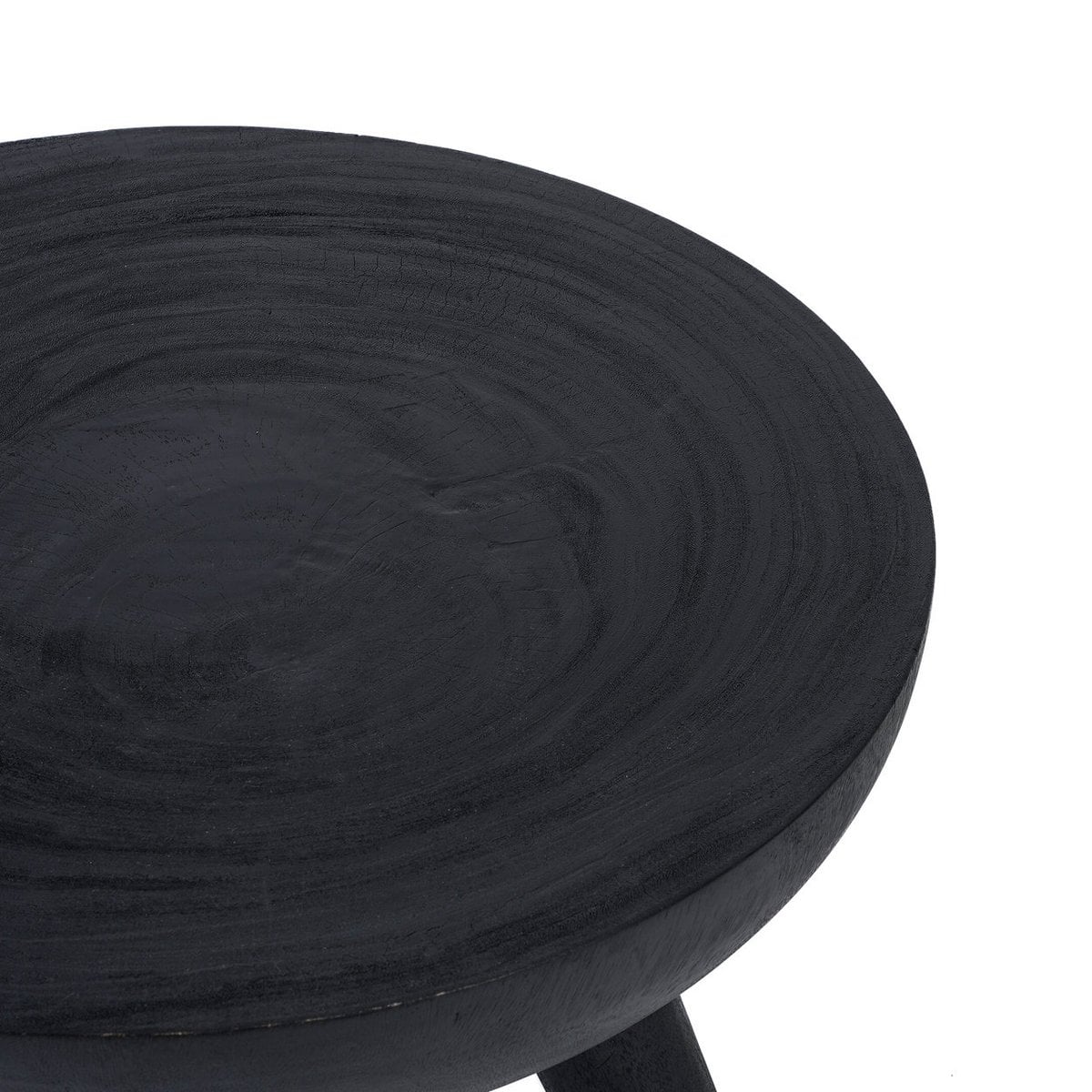 Couchtisch aus Holz in Schwarz 78,5 × 78,5 × 44 cm | VIA X SELECTION