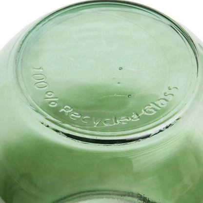 Vase aus recyceltem grünem Glas | VIA X SELECTION