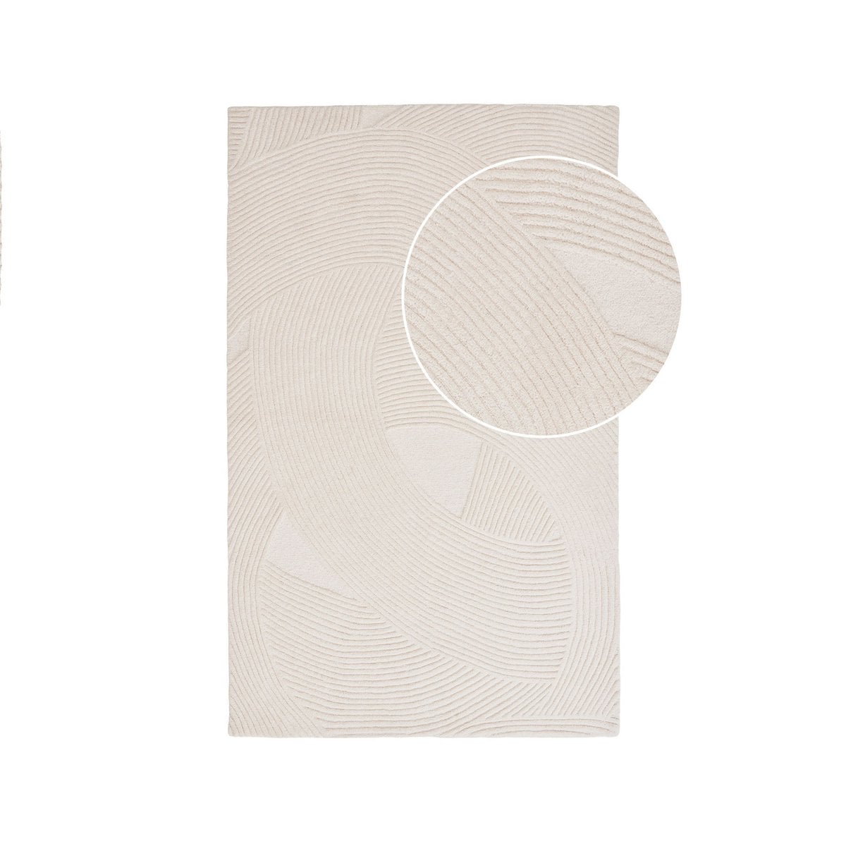 Wollteppich beige, 160 × 230 cm | VIA X SELECTION