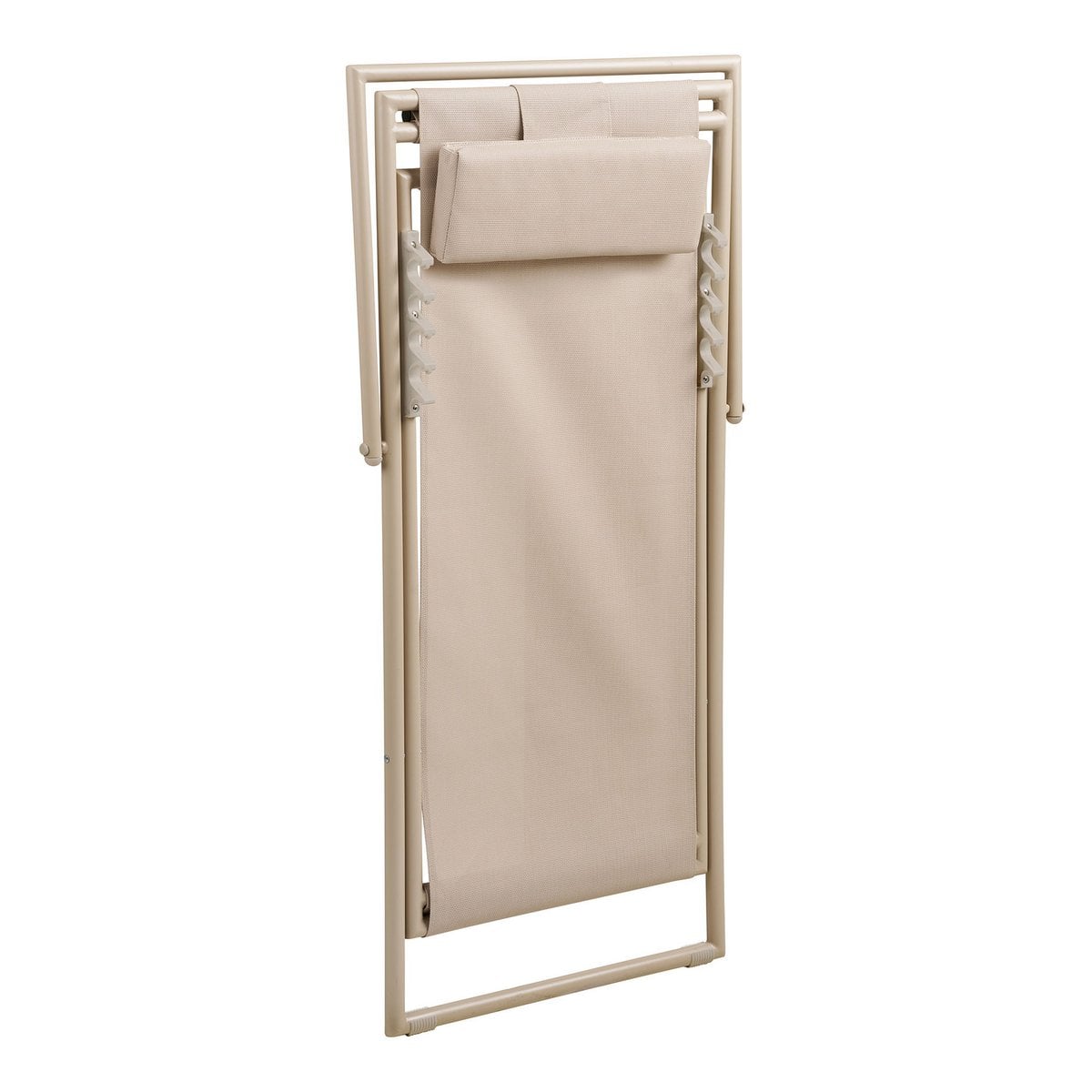 Outdoor-Stuhl in Taupe mit verstellbarer Rückenlehne | VIA X SELECTION