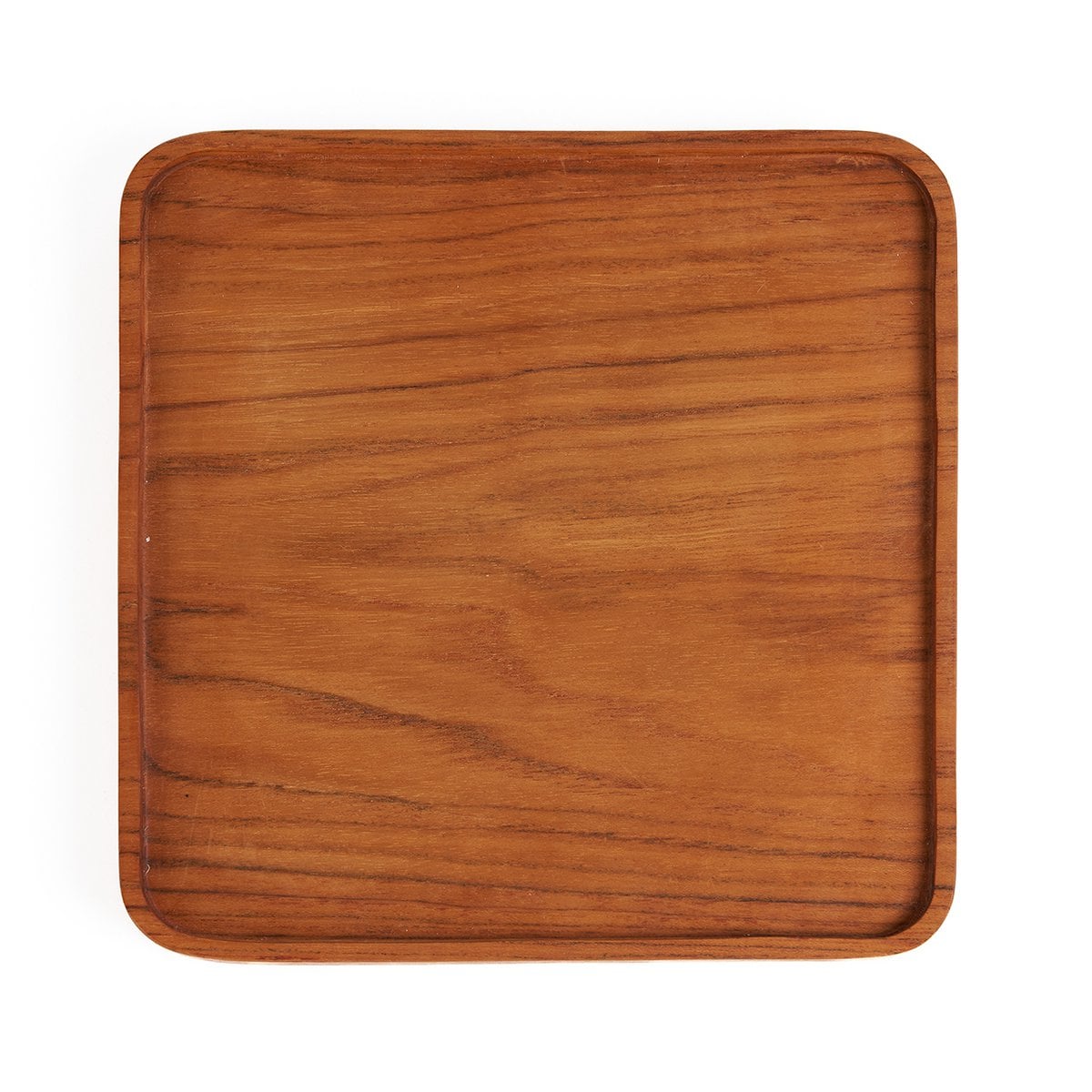 Quadratischer Teller aus Teakholz 15 cm | VIA X SELECTION